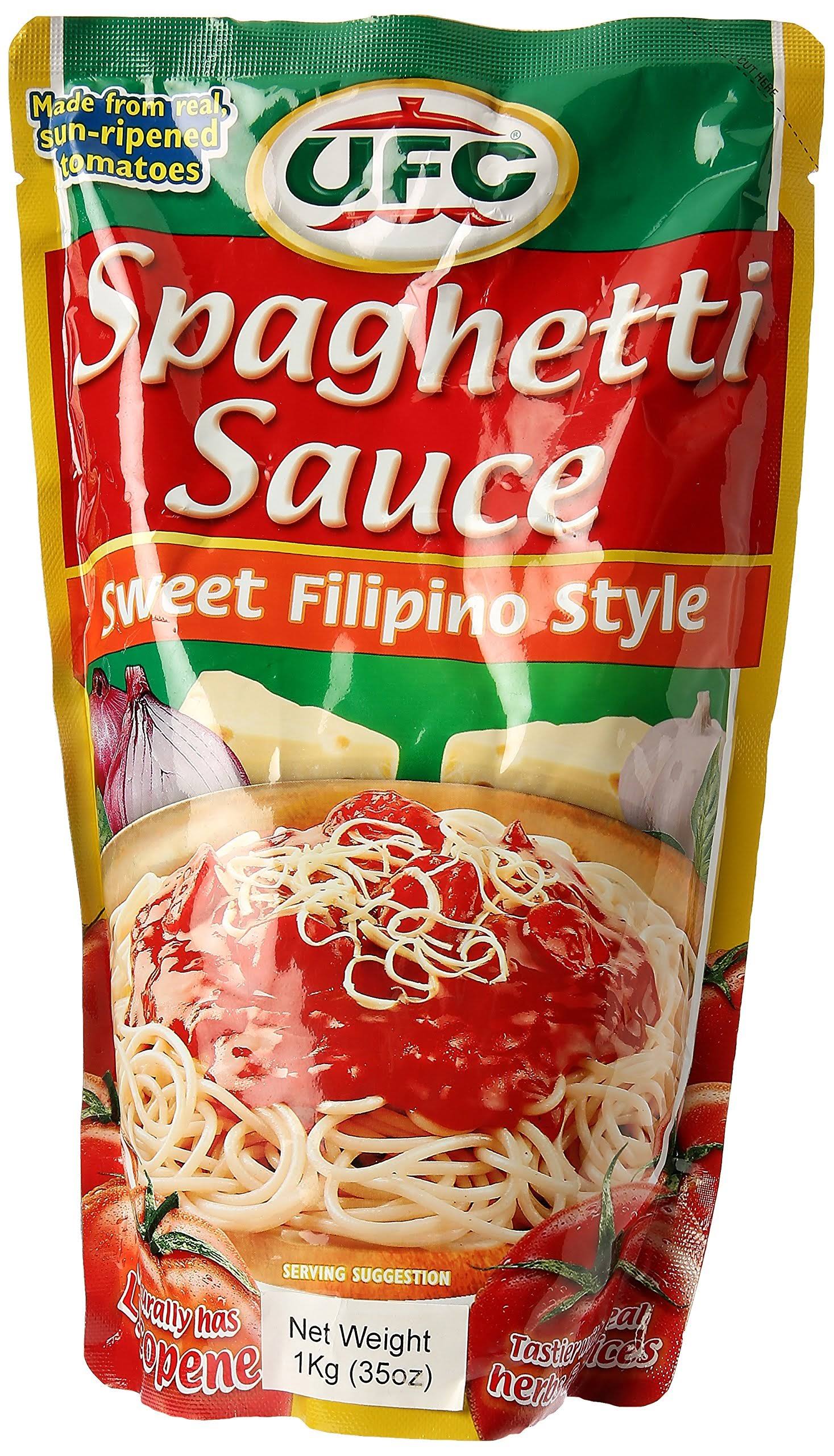 UFC Spaghetti Sauce – Sweet Filipino Style, 1kg - Manila BBQ SuperMart